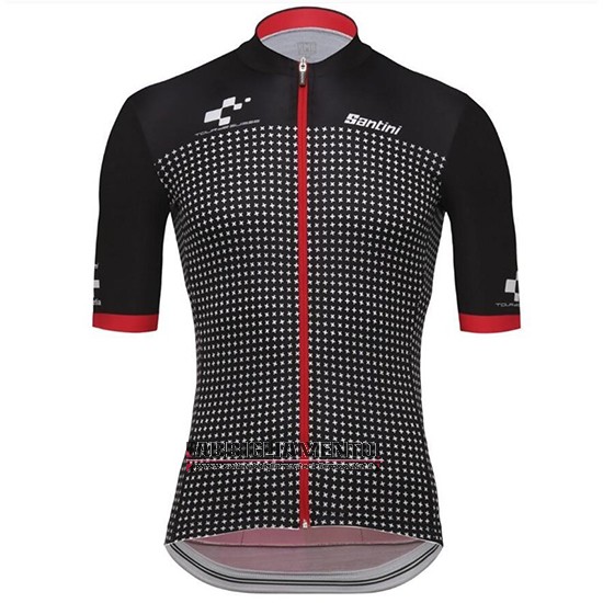 Abbigliamento Tour de Suisse Helvetia 2018 Manica Corta e Pantaloncino Con Bretelle Nero Rosso - Clicca l'immagine per chiudere